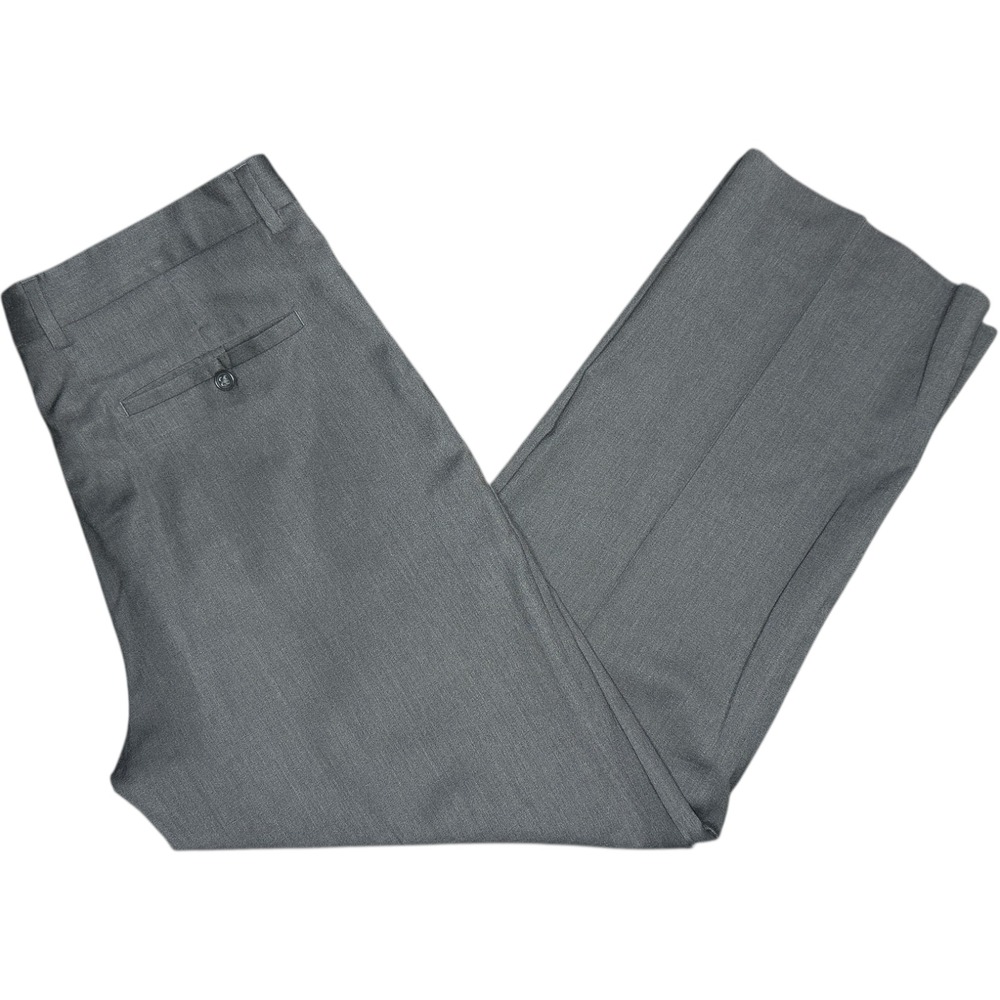 Banana Republic Mens 36x32 Gray Modern Fit Wool Dress Pant Slack Trousers Career